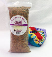 Load image into Gallery viewer, Pin Cushion Filling – Lavender Scented Ground Walnut Shells