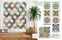 Load image into Gallery viewer, Perennial by Kelly Ventura, Fern in Teal, per half-yard