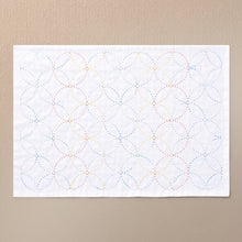 Load image into Gallery viewer, Olympus Sashiko Placemat Kit, Shippo-Tsunagi (SK-497)
