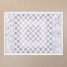 Load image into Gallery viewer, Olympus Sashiko Placemat Kit, Shippo Combination Design (SK-500)