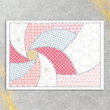 Load image into Gallery viewer, Olympus Sashiko Placemat Kit, Hanamari Design (SK-503)