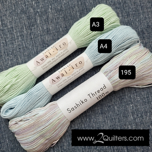 Olympus Sashiko Thread Set - Pastels