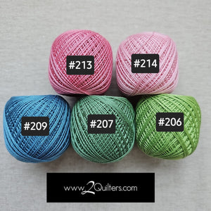 Olympus Sashiko Thread (Thin Type) Bundle Sets of 5 Balls  - Set 10 Sakura