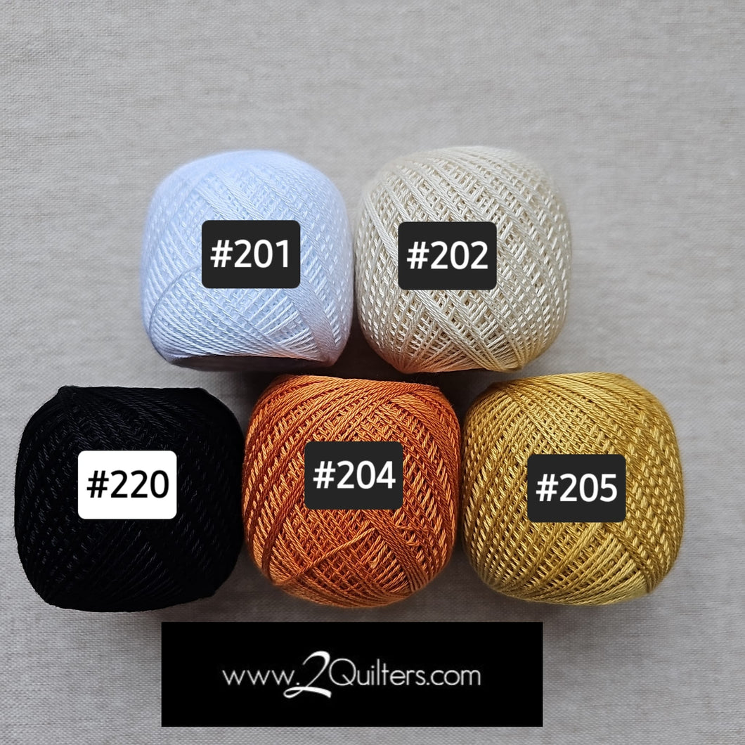 Olympus Sashiko Thread (Thin Type) Bundle Sets of 5 Balls  - Set 2 Neutral