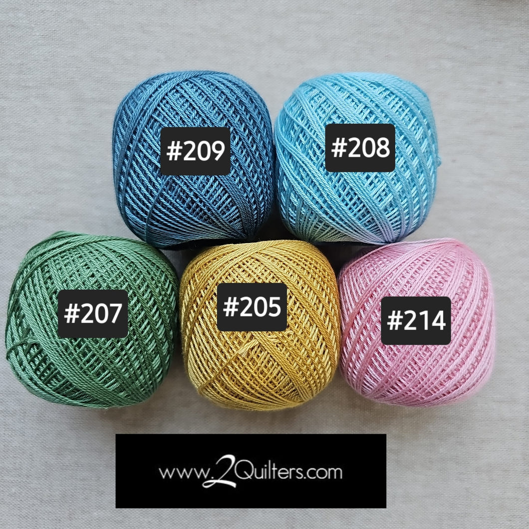 Olympus Sashiko Thread (Thin Type) Bundle Sets of 5 Balls  - Set 6 Sweet Dream