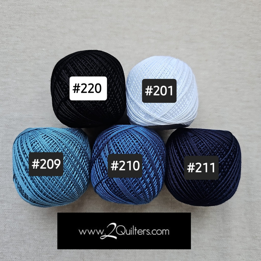 Olympus Sashiko Thread (Thin Type) Bundle Sets of 5 Balls  - Set 7 Handsome