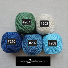 Load image into Gallery viewer, Olympus Sashiko Thread (Thin Type) Bundle Sets of 5 Balls  - Set 9 Oasis
