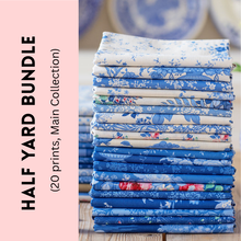 Load image into Gallery viewer, *PRE-ORDER, Ships in June 2026* Tilda Something Blue, Half Yard Bundle, Main Collection, 20 Prints
