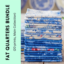 Load image into Gallery viewer, *PRE-ORDER, Ships in June 2026* Tilda Something Blue, Fat Quarters Bundle, Main Collection, 20 Prints