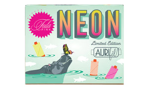 Neon By Tula Pink, Aurifil 50wt, 3-large spool box