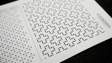 Load image into Gallery viewer, LECIEN COSMO Hidamari Sashiko Hitomezashi Template, No. 412412 Cross Shaped Tree / Cross Stitch