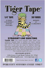 Load image into Gallery viewer, Tiger Tape, Straight Line Quilting, 1/4in x 30yd Roll, 9 Lines Per Inch