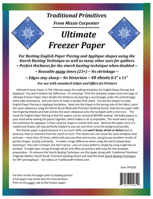 Ultimate Freezer Paper by Traditional Primitives, 40ct