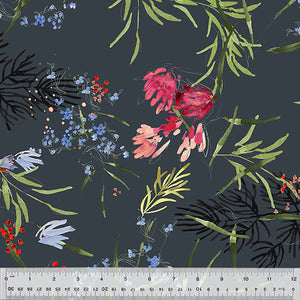 Windham Fabrics, 108" Wide Quilt Back, Meadow Floral by Kelly Ventura, per half-yard