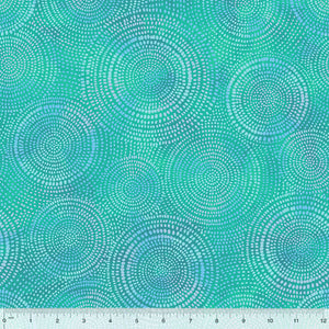 Windham Fabrics, 108" Wide Quilt Back, Radiance in Cyan, per half-yard