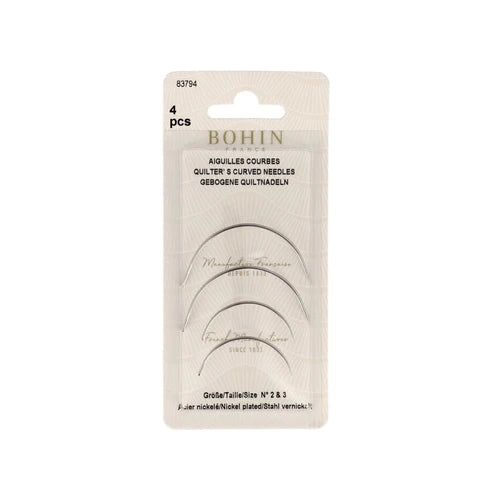Bohin Curved needles No. 2 and No. 3