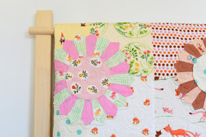 Heather Ross by Studio Edit, Gnomes in Yellow, by Heather Ross for Windham Fabrics, per half-yard