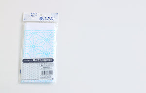 Daruma #33 Japanese Yume-Fukin Sashiko Sampler Persimmon  (White)