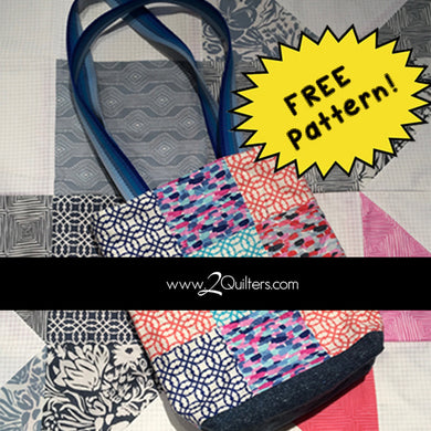 9-Patch Tote Bag - Free Tutorial