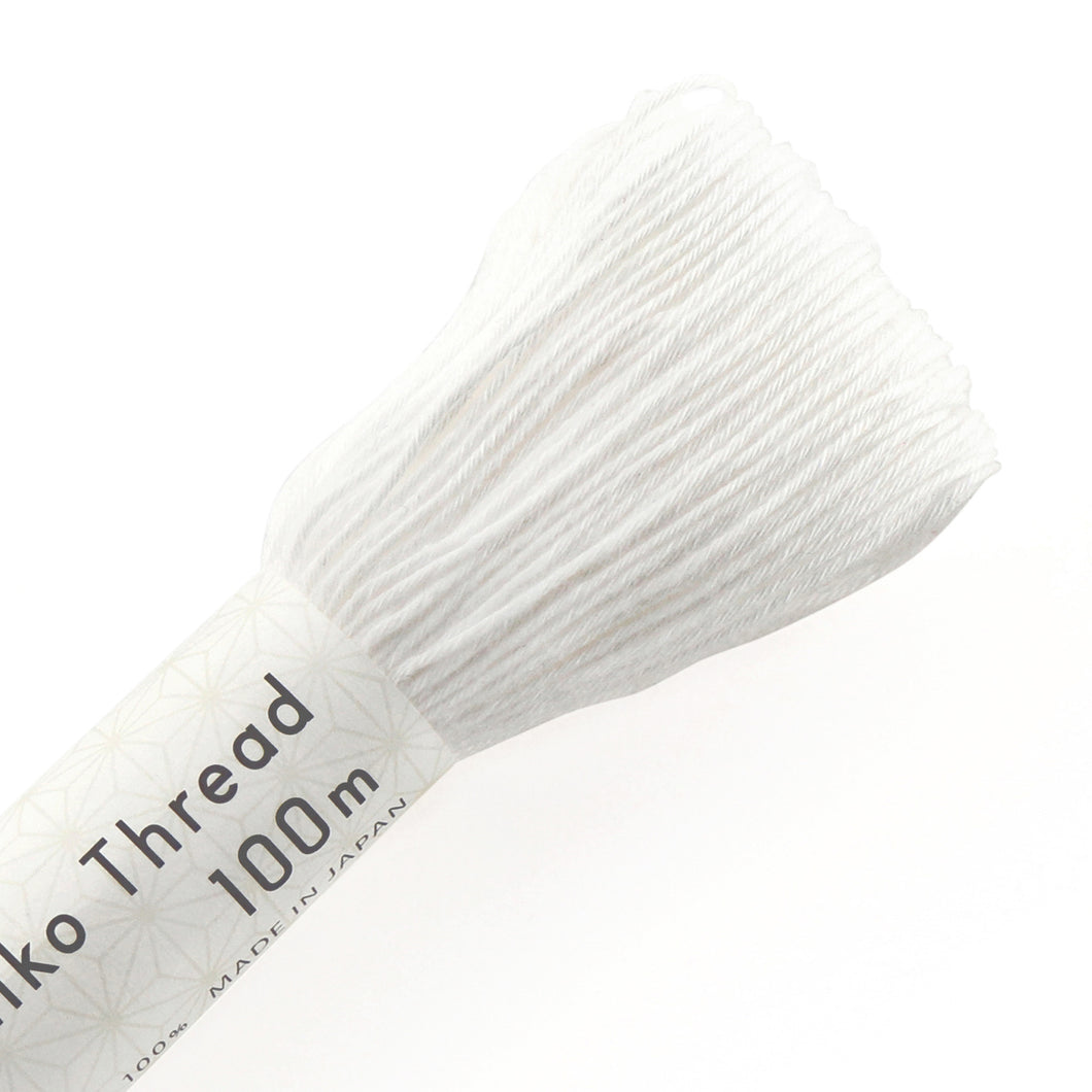 Olympus Sashiko Thread - 30 Solid Colours (100m skein), Select Colour
