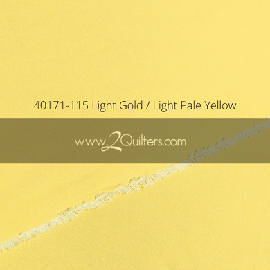 Artisan Cotton, Light Gold-Light Pale Yellow, per half-yard