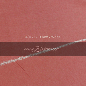 Artisan Cotton, Red-White, per half-yard
