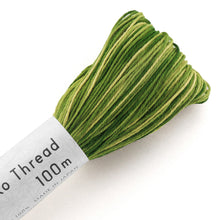 Load image into Gallery viewer, Olympus Sashiko Thread - 5 Ombre Colours (100m skein), Select Colour