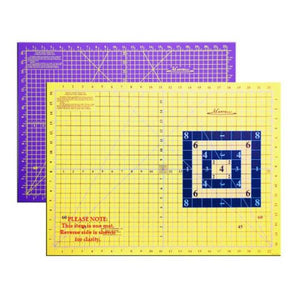 Martelli Rotary Self-healing Cutting Mat 2-Colour Contrasting Mat 18"x24" (small)