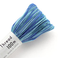 Load image into Gallery viewer, Olympus Sashiko Thread - 11 Variegated Colours (100m skein), Select Colour