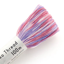 Load image into Gallery viewer, Olympus Sashiko Thread - 11 Variegated Colours (100m skein), Select Colour