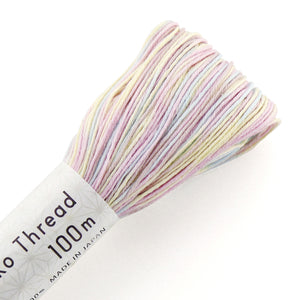 Olympus Sashiko Thread - 11 Variegated Colours (100m skein), Select Colour