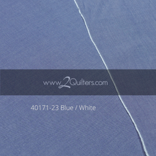 Load image into Gallery viewer, Artisan Cotton, Blue-White, per half-yard