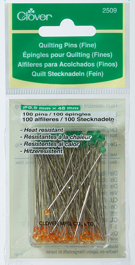 Clover Quilting Pins - Fine (100 pins pack)