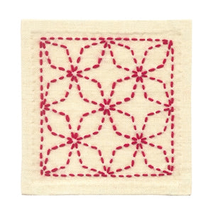 Olympus Japanese Sashiko Coasters Kit (set of 2) - Select Design