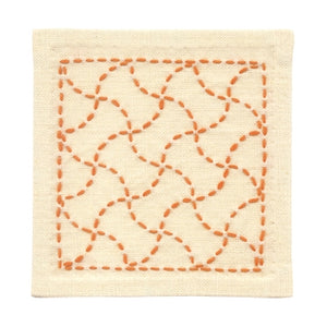 Olympus Japanese Sashiko Coasters Kit (set of 2) - Select Design