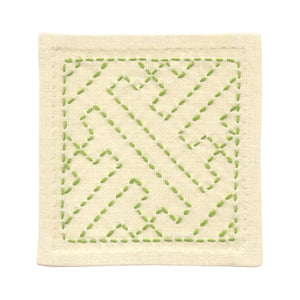 Olympus Japanese Sashiko Coasters Kit (set of 2) - Select Design