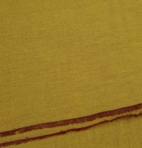 Artisan Cotton, Yellow-Copper, per half-yard