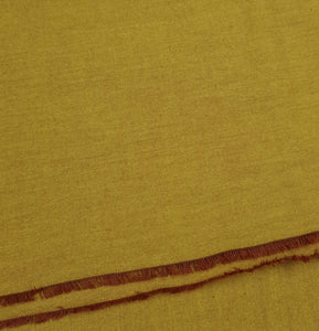 Artisan Cotton, Yellow-Copper, 12" (End of Bolt)