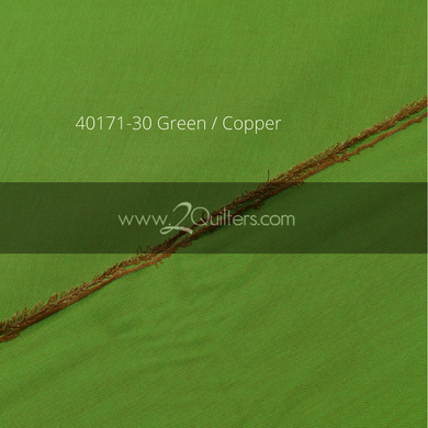 Artisan Cotton, Green-Copper, per half-yard