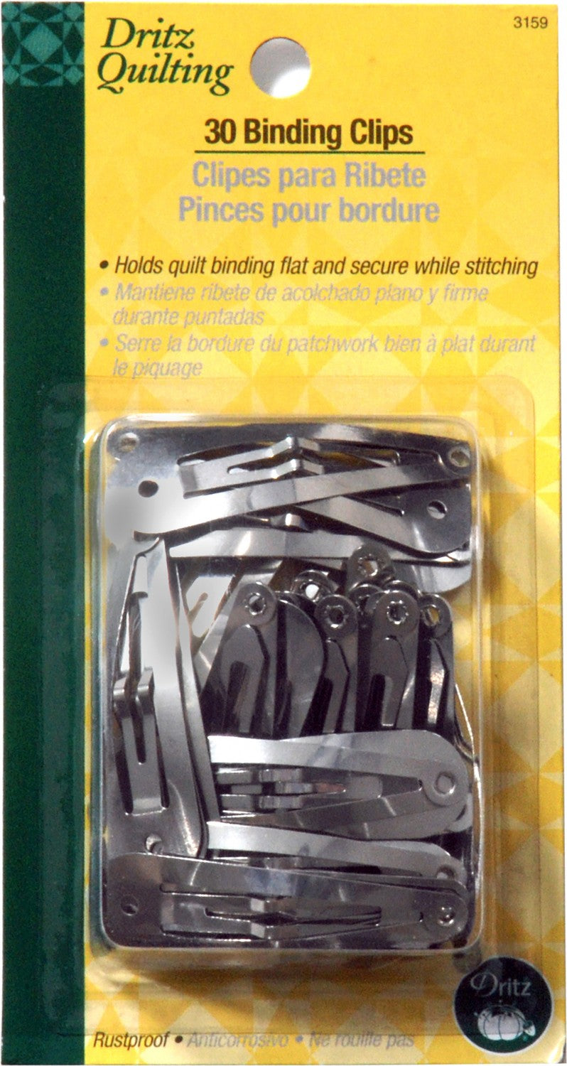 Dritz Quilt Binding Clips, 30 Ct