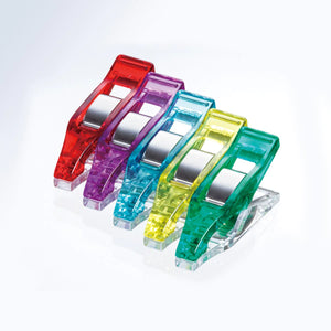 Clover Mini Wonder Clips (50 Pcs. Assorted Colours )