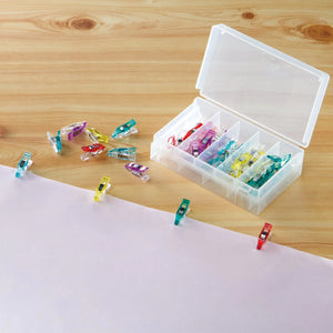 Clover Mini Wonder Clips (50 Pcs. Assorted Colours )