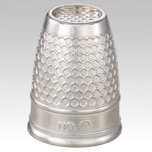 Load image into Gallery viewer, Clover Metal Thimble with Raised Rim, Select Size