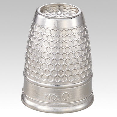 Clover Metal Thimble with Raised Rim, Select Size