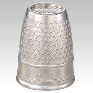 Clover Metal Thimble with Raised Rim, Select Size