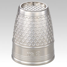 Load image into Gallery viewer, Clover Metal Thimble with Raised Rim, Select Size