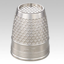 Load image into Gallery viewer, Clover Metal Thimble with Raised Rim, Select Size