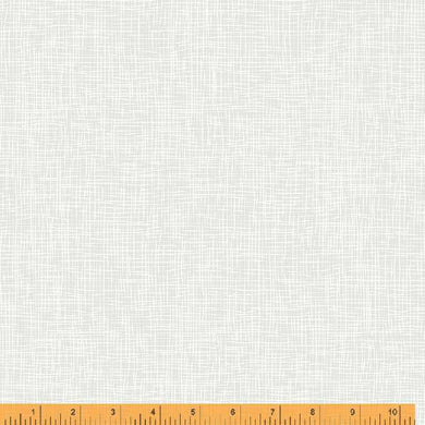 Crystal, Grid in White on White by Whistler Studios for Windham Fabrics, per half-yard