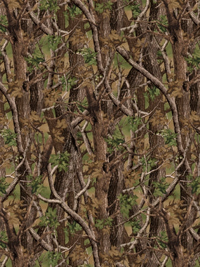 Camouflage Trees and Leaves, Windham Fabrics, per half-yard