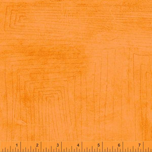 Colorwash by Carrie Bloomston, Scratch in Orange, per half-yard